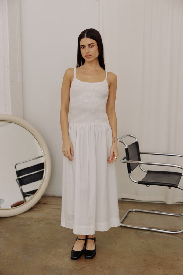 MARCELLA DRESS WHITE